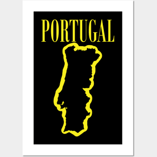 Vibrant Portugal: Unleash Your 90s Grunge Spirit! Posters and Art